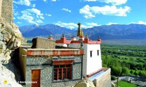 View from Spituk Monastery Ladakh