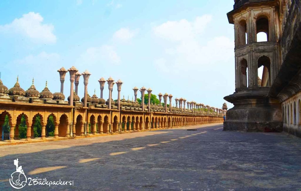 Terrace of Bara Imambara in Lucknow