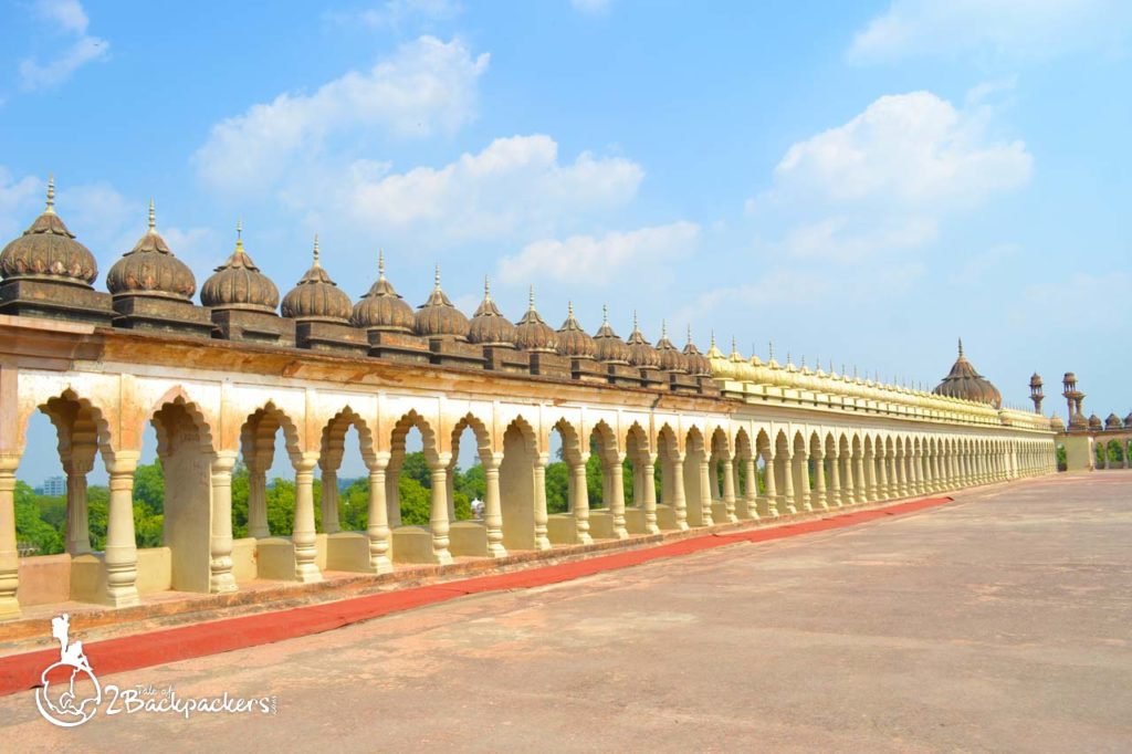 The terrace at Bara Imambara in Lucknow - Lucknow travel blog