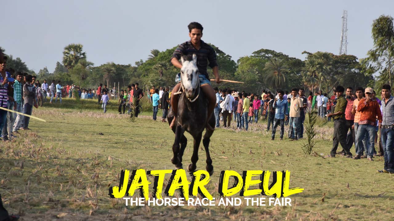 Horse race at Jatar Deul