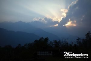 sunrise at Dzongu