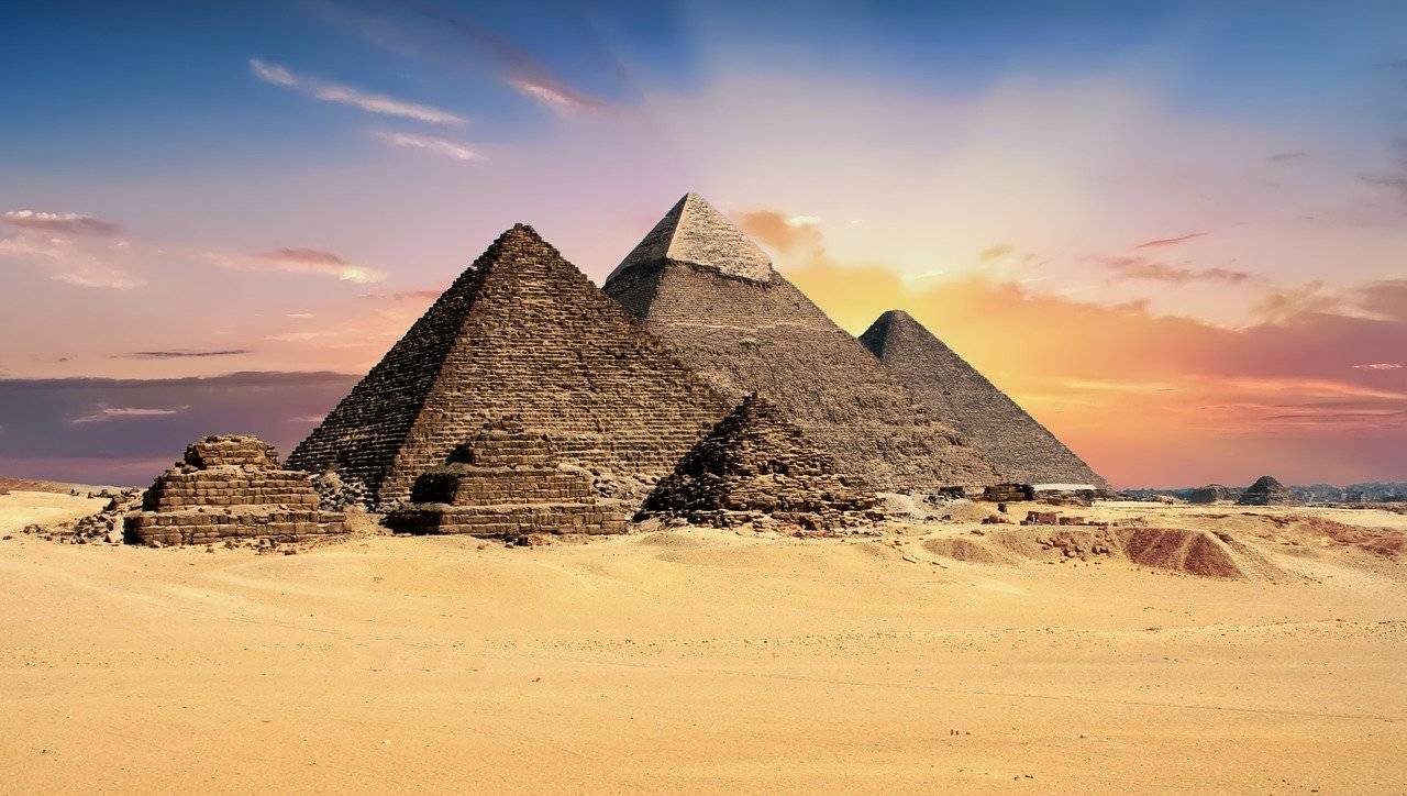Sunset at Pyramids - adventure bucket list