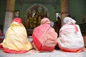Dhuno Porano ritual at Bholanath Dham in North Kolkata
