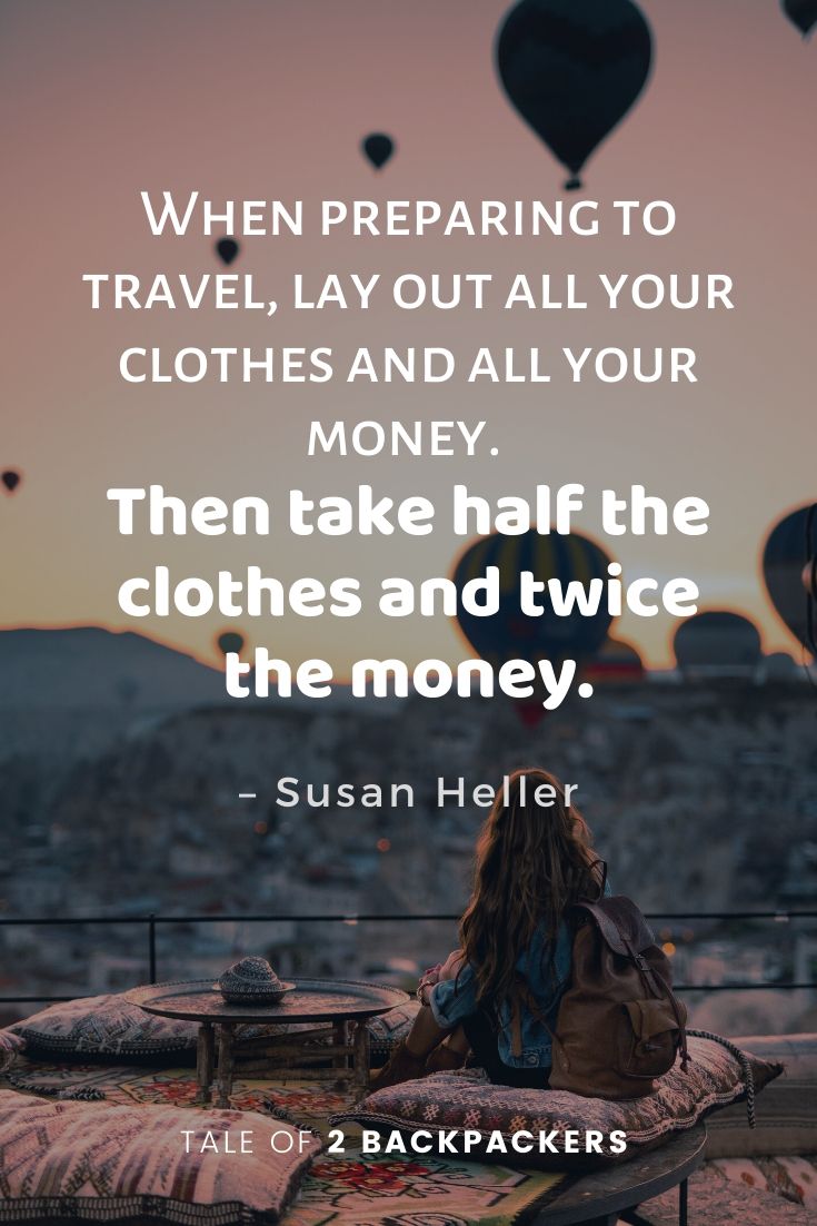 Funny travel quotes and instagram captions | Tale of 2 Backpackers