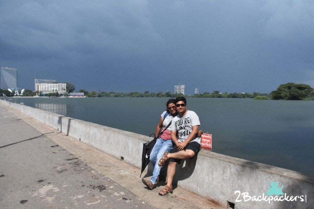 Sitting by the Inya Lake at Yangon _ Yangon travel Guide