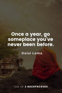 Dalai Lama Quotes on Travel