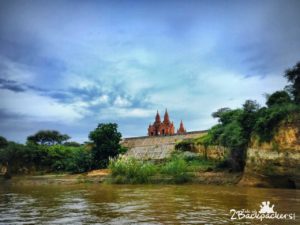 View from river cruise, Bagan, Myanmar