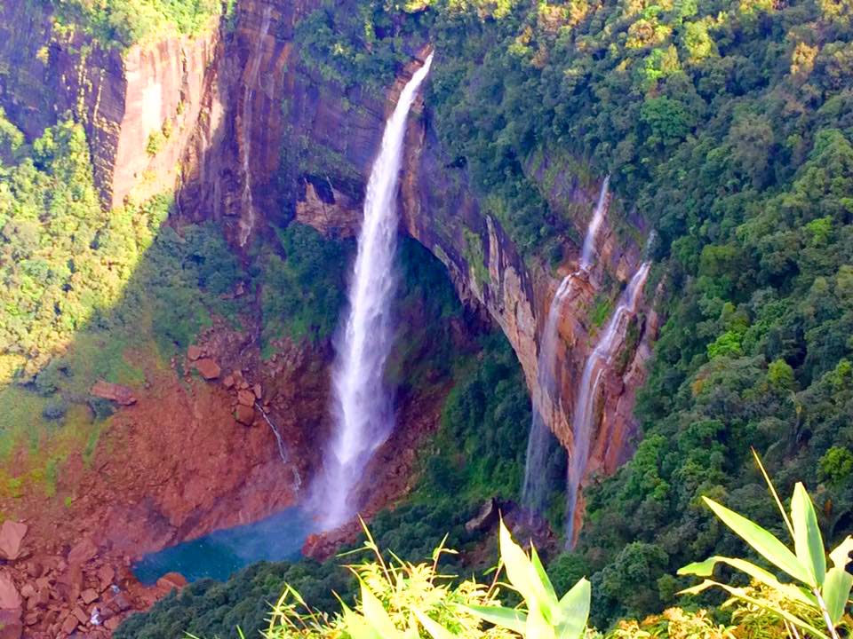 Nohkalika Falls at Cherrapunji
