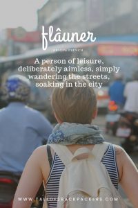 travel words with beautiful meaning-flâuner