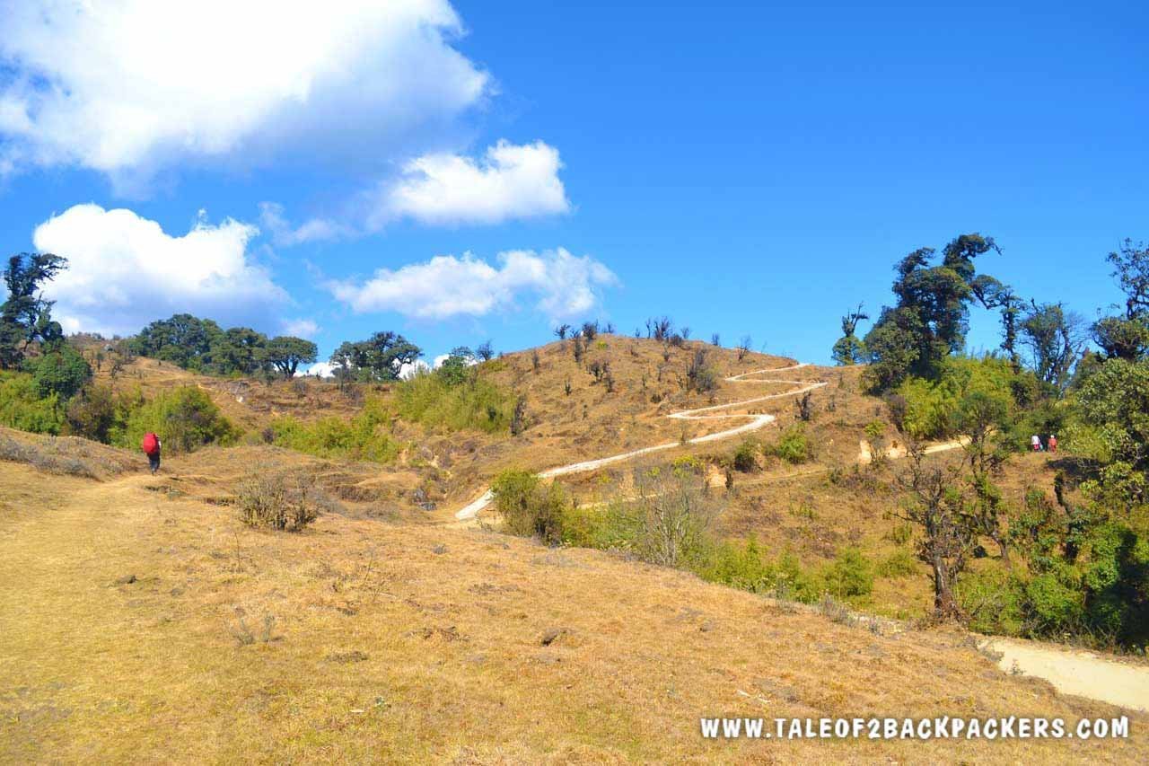 trekking trail to Sandakphu