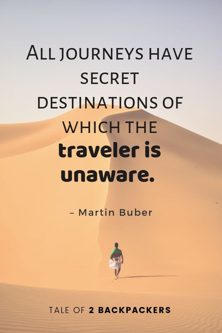 All journeys have secret destinations of which the traveller is unaware - Famous travel quotes