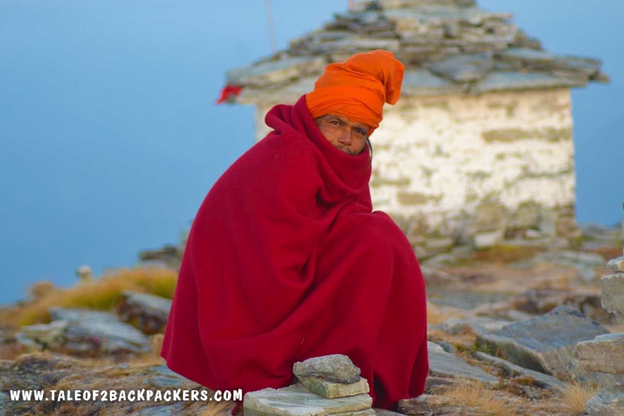 Hermit at Ganga Temple Chandrashila