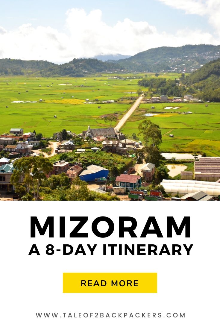 Mizoram Itinerary