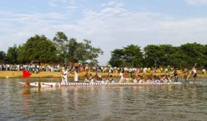 Boat race in Onam - Indian festivals