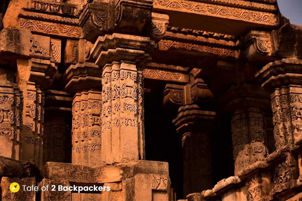 Pillared entrance of Kakanmath Temple