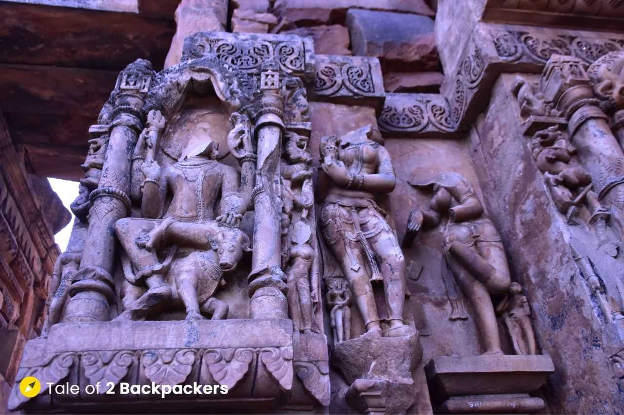 Sculptures at Kakanmath Temple Morena