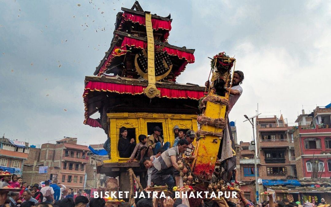 Bisket Jatra, Bhaktapur – A Visually Stunning Festival in Nepal