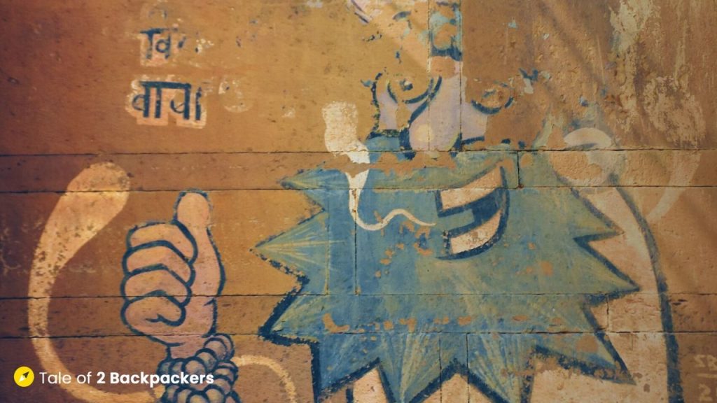 Abstract Street Art at Varanasi