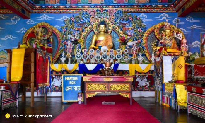 Buddha statue at Rinchen Chloing Monastery