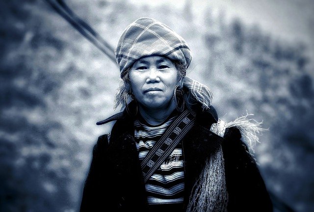 Black Hmong woman North Vietnam