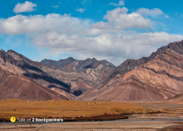 Landscape of Zanskar Valley