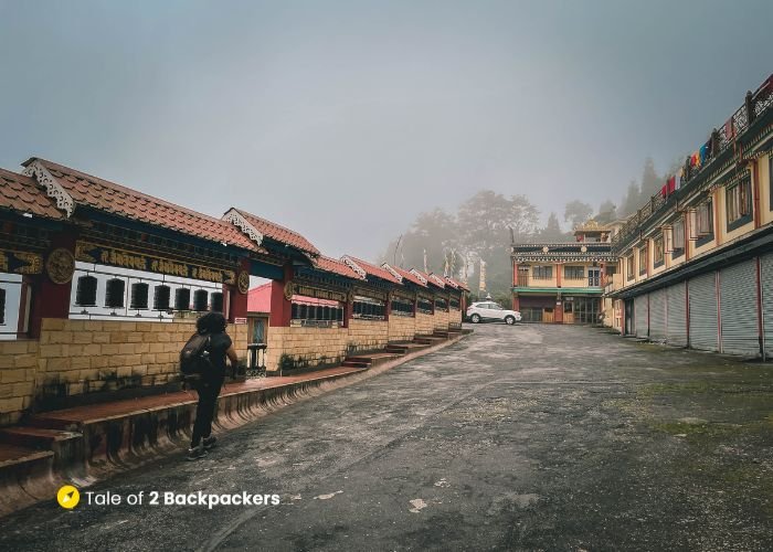 Entering Sonada Monastery