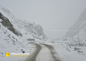 snowfall in Changthang Valley