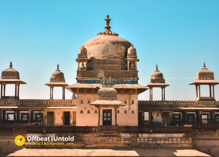Jehangir Mahal at Orchha Fort Complex