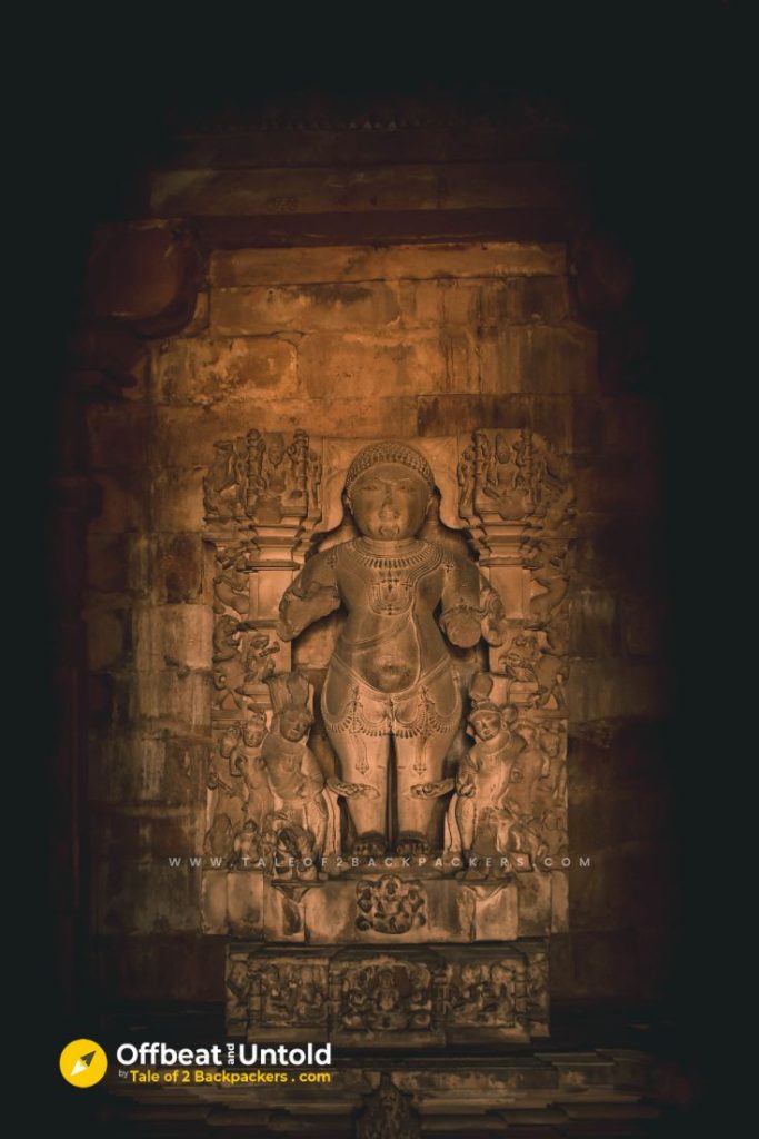 Idol of Vamana Avatar inside Vamana Temple 