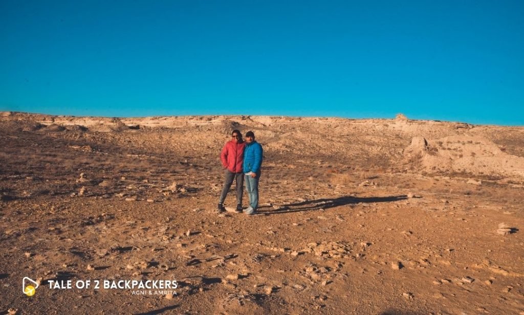 At Ustyurt Plateau on the way towards South Aral Sea shore